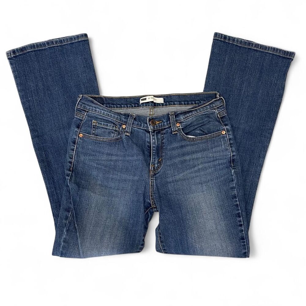 Levi-s Women's Blue and Navy Jeans